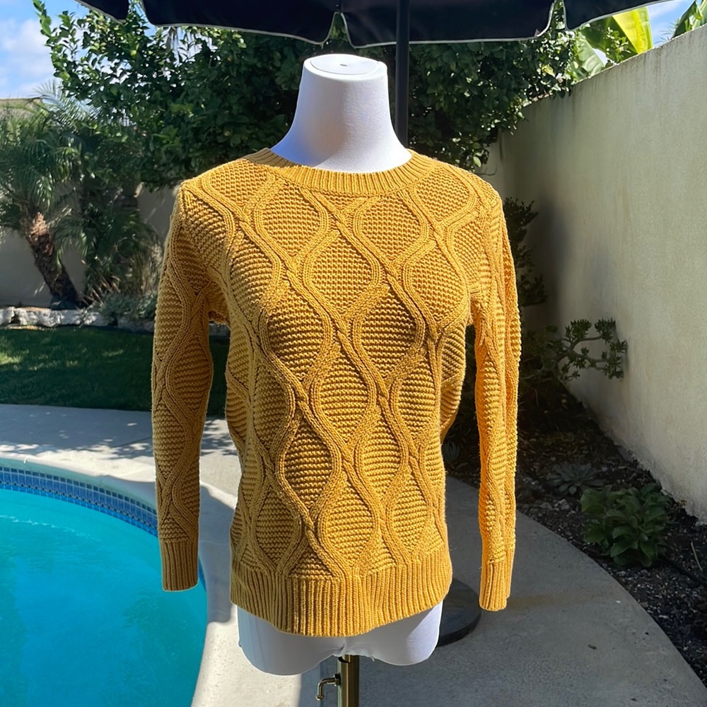 Orange Cable knit sweater by Old Navy | Size XS TP